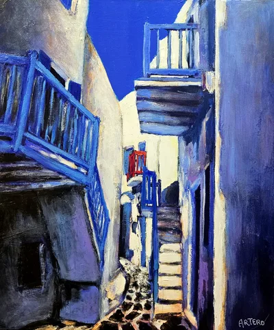 Ruelle aux balcons bleues, ARTERO