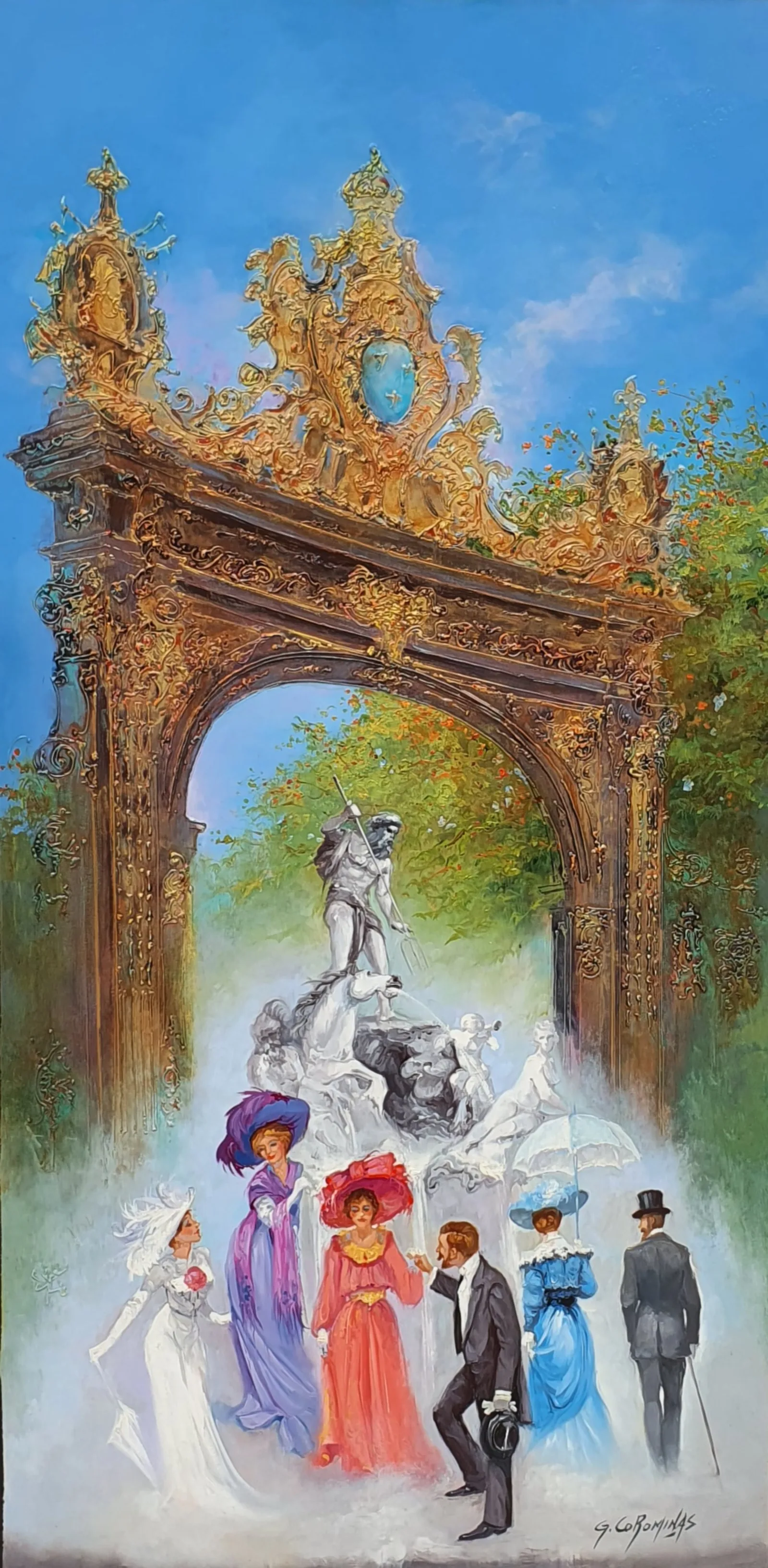 Fontaine Neptune, Georges Corominas